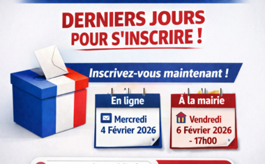 Élections municipales 2026 : Derniers jours pour s’inscrire sur les listes électorales