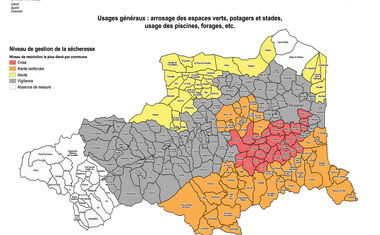 Restrictions des usages de l'eau