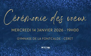 Replay – Cérémonie des vœux 2026